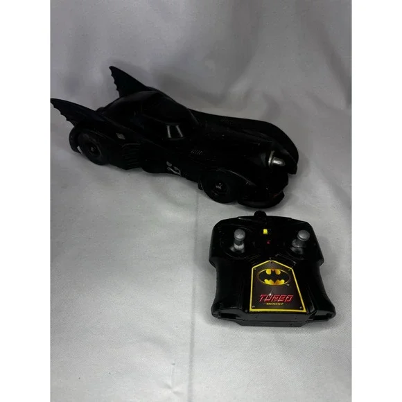 Jada Batmobile 1989 Style 2.4GHz RC Remote Control Turbo W/Remote TESTED Works - Picture 1 of 11